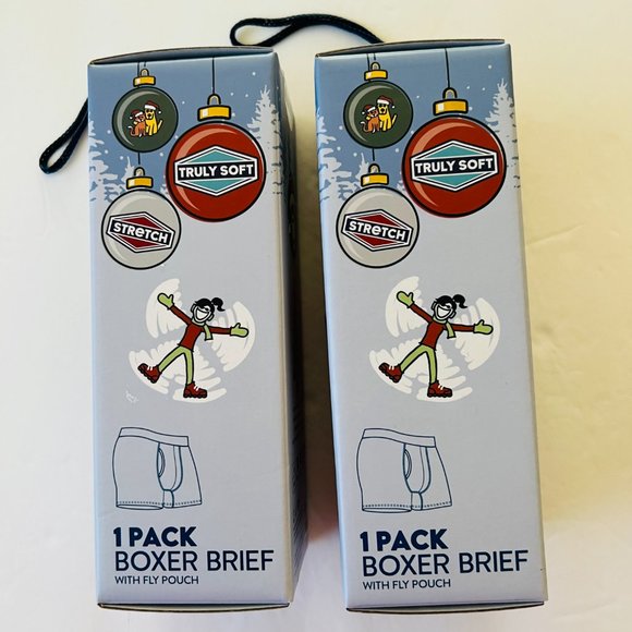 LIFE IS GOOD Men's 2 Pair Boxer Briefs NIB Size L - Picture 2 of 4